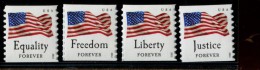 222 915 323 USA POSTFRIS MINT NEVER HINGED POSTFRISCH EINWANDFREI SCOTT  4629 4630 4631 4632  Flag - Unused Stamps