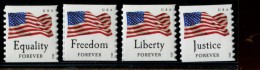 222 915 323 USA POSTFRIS MINT NEVER HINGED POSTFRISCH EINWANDFREI SCOTT  4629 4630 4631 4632  Flag - Ongebruikt