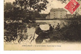 37 -SEMBLANÇAY - Le Grand Moulin, Façade Nord Er L´étang- CPSM  écrite 1949 - Semblançay