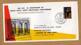 Enveloppe 1686 50e Anniversaire Cercle Royal Carto Philatélique Caroloregien Charleroi - Lettres & Documents
