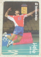 GORAN VUJEVIC ( Serbia Rare Chip Card - Only 30.000 Ex. ) Volleyball Pallavolo Volley Ball Flugball Voleibol Sport - Jugoslavia