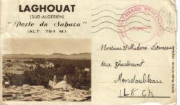 CARTE LETTRE LAGHOUAT (Algérie) - 4 Vues - Laghouat