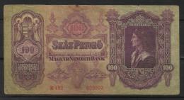 HONGRIE .  BILLET DE 100 PENGO . 1930 . - Hungary