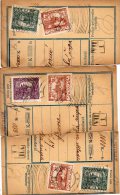 Czechoslovakia Hradcany On Parcel Cut 3pc Cencels Lot #563 - Brieven En Documenten