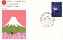 J.O. De Tokyo 1964 - Marque Postale Spéciale Hand-ball  - FRANCO DE PORT - Balonmano