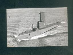 Carte Photo Bateau Guerre Sous-marin à Identifier (n°319) - Submarines