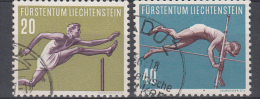 LIECHTENSTEIN USED MICHEL 343/44 SPORT - Used Stamps