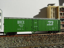 SCALA N - USA CARRO MERCI CHIUSO - BOXCAR  - BN BREX - Goods Waggons (wagons)