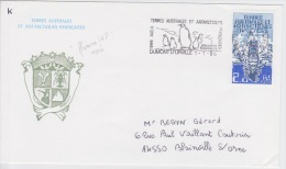 Taaf Terre Adelie 1er Jour 1-1-1986 - Lettres & Documents