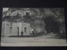 LACAVE (Lot) - Entrée De La Grotte - Animée - Voyagée Le 20 Août 1914 - Lacave