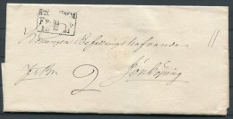 1851 Sweden Stockholm Fyrkantst FrBr Radhus Seal - ... - 1855 Préphilatélie