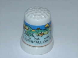 Dé à Coudre En Porcelaine - RHEINFALL/SWITZERLAND - B7 - Thimbles