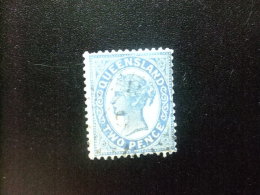 QUEENSLAND  1895 - 96   --    QUEEN VICTORIA --   Yvert & Tellier Nº  71 º FU   Crown And  Q - Usati