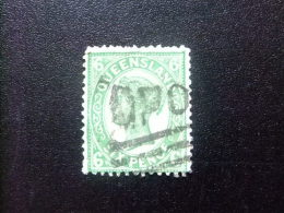 QUEENSLAND  1897 - 1900   --    QUEEN VICTORIA --   Yvert & Tellier Nº  85 FU   Crown And  Q  SG N 250 FU - Usati