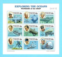 MICRONESIE EXPLORATION DES OCEANS MER 1997 / MNH** / CL 60 - Explorateurs