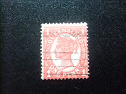 QUEENSLAND  1907 - 1910   --    QUEEN VICTORIA --   Yvert & Tellier Nº  93 FU    Crown And  A - Usados