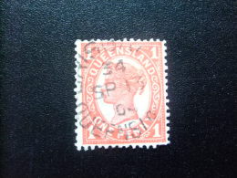 QUEENSLAND  1897 - 1900   --    QUEEN VICTORIA --   Yvert & Tellier Nº  78 FU    Crown And  Q - Usados