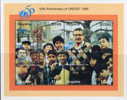 Guyana 1996 UNICEF S/S COTE 60 EURO!! - UNICEF