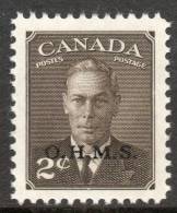 Canada 1950 - 2c Official SGO173 MNH Cat £3.50 SG2018 Empire - Ongebruikt