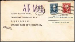 United States 1951, Airmail Cover Salt Lake City To Dresden - 2c. 1941-1960 Briefe U. Dokumente