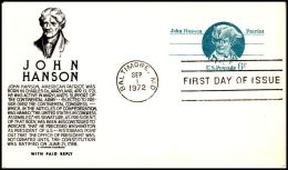 United States 1972, Postal Stationery With Replay Card - 1961-80