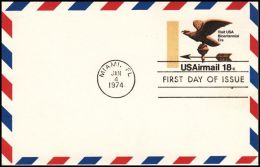 United States 1974, Postal Stationery - 1961-80