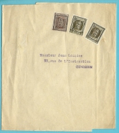 TYPOGRAFISCHE PREO N°128+133 BRUSSEL 1926 (Mixte Frankeering UITGIFTE 1915-HOUYOUX) !!!!!! (Rare) !! Op Drukwerkbandje - Typografisch 1922-26 (Albert I)