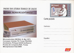 COMPUTERS, MICRO COMPUTER, PC STATIONERY, ENTIERE POSTAUX, 2007, ROMANIA - Computers