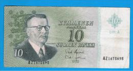 FINLANDIA - FINLAND =  10 Markka 1963  P-100 - Finnland