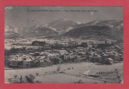 MALAUCENE -->  Vue Générale Sous La Neige - Malaucene