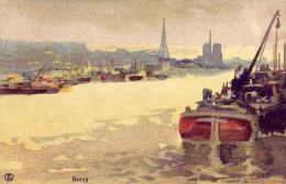 Illustrateur   Paris  Bords  De Seine  Tour Eiffel - Andere & Zonder Classificatie