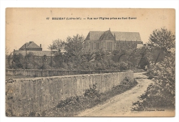 Boussay (44) : Le Chemin Sud-Ouest Menant à L'église En 1945  PF. - Boussay