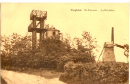 Tieghem. De Kijktoren. Molen. Moulin - Anzegem