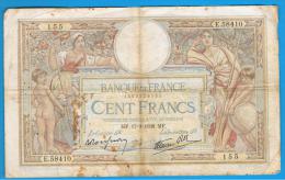 FRANCIA - FRANCE = 100 Francs 1938  P-86  Serie E - 100 F 1908-1939 ''Luc Olivier Merson''