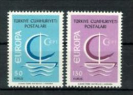 1966 - Turchia 1796/97 Europa ---- - Unused Stamps