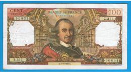 FRANCIA - FRANCE = 100 Francs 1968  P-149 - 100 F 1964-1979 ''Corneille''