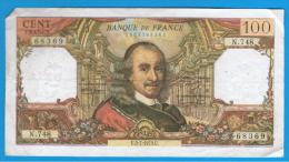 FRANCIA - FRANCE = 100 Francs 1973  P-149  Serie N - 100 F 1964-1979 ''Corneille''