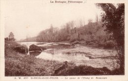 CPA-SAINT-NICOLAS-du-PELE M (22)- Queue De L'Etang De Beaucours - Saint-Nicolas-du-Pélem