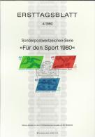 ALEMANIA DOCUMENTO PRIMER DIA BERLIN DEPORTE LANZAMIENTO JABALINA HALTEROFILIA WATERPOLO - Wasserball