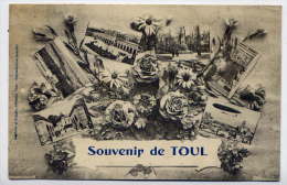TOUL--1917--Souvenir De TOUL--Vues Diverses (différents Lieux  Et Ballon)  éd Briquel--pas Très Courante - Toul
