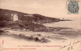 ETABLES  La Plage Des Grottes  écrite, Timbrée Et Voyagée 1904 - Etables-sur-Mer