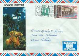 1985   Lettre Avion Pour La France   Central électronique Yv 509, Cagou 2 Fr Yv 499 - Briefe U. Dokumente