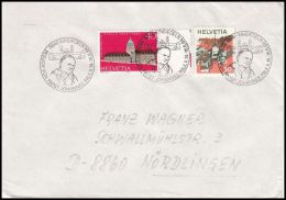 Switzerland 1984, Cover Einsiedeln To Nordlingen - Covers & Documents