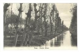 CARTOLINA - FANO - CANALE ALBANI  - VIAGGIATA NEL 1914 - Fano
