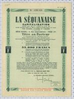 La Séquanaise Capitalisation - Banco & Caja De Ahorros