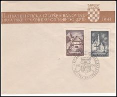 Yugoslavia 1941, FDC Cover, Mi.# 437-438, Perf. L9 - FDC