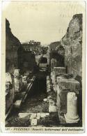 CARTOLINA - POZZUOLI - SOTTERRANEI DELL'ANFITEATRO - NAPOLI - VIAGGIATA NEL 1939 SECONDA SCELTA - Pozzuoli