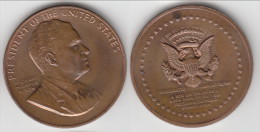 **** USA  - ETATS-UNIS  - MEDAILLE - MEDAL - RICHARD NIXON *** EN ACHAT IMMEDIAT !!! - Otros & Sin Clasificación