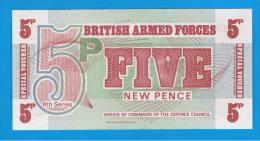 GRAN BRETAÑA - GREAT BRITAIN  -  5 New Pence ND SC  P-M44 - British Armed Forces & Special Vouchers