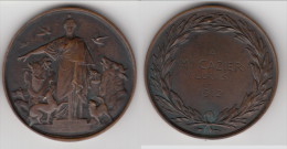 **** MEDAILLE SOCIETE PROTECTRICE DES ANIMAUX A PARIS (SPA) 1912 **** EN ACHAT IMMEDIAT !!! - Professionnels / De Société